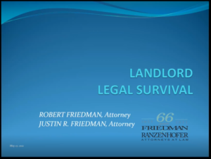 Landlord Legal Survival Webinar May 2021